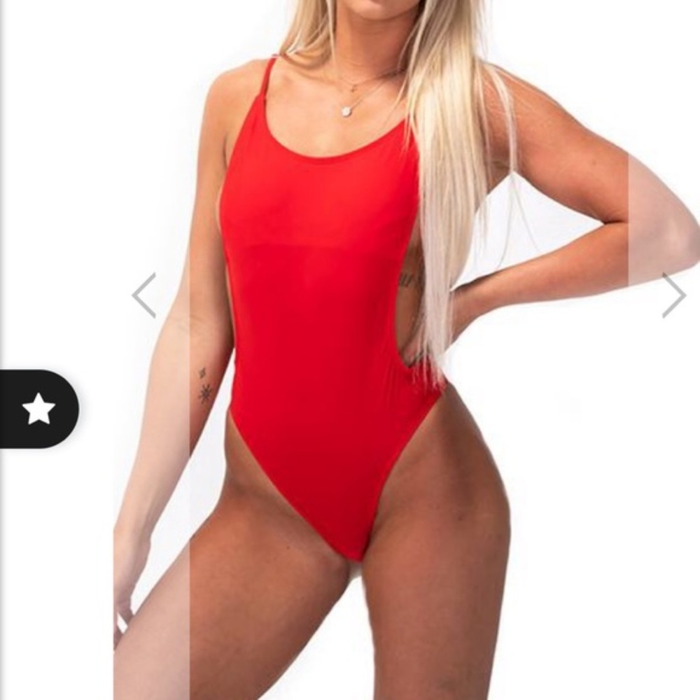 Pamela Sunny Suit in Red